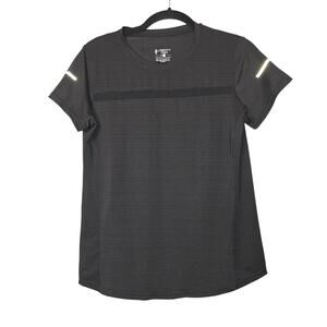 Liberty Pro Shirt Womens Small Black Athletic Performance Running Tee Reflective